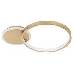 купить 900423 Потолочный светильник GAFARES, LED 15W, 2100lm, L405, B290, H55, алюминий, сталь, золотой, белый/пластик, белый в Санкт-Петербурге