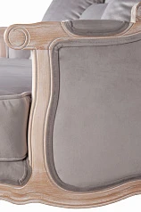 Двухместный дизайнерский диван Brody Double grey в Санкт-Петербурге