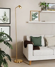 купить красивые 901866 Торшер RIGOMAGNO, 1X5W(GU10), сталь, латунь состаренный в интернет-магазине в Санкт-Петербурге