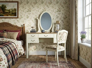 заказать Бежевый туалетный стол "Оливия (Olivia)" арт GA2006C в Санкт-Петербурге