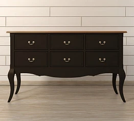 купить Консоль "Leontina Black" 6 ящиков арт ST9358BLK в интернет-магазине в Санкт-Петербурге