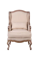фото Классическое американское кресло Brody Beige в интерьере в Санкт-Петербурге