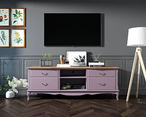 купить стильные Комод Leontina Lavanda под TV удлиненный арт ST9328/2L в интернет-магазине в Санкт-Петербурге