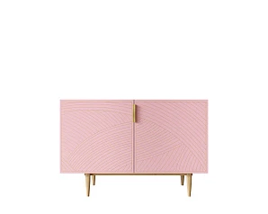 фото Комод с двумя дверками "Line" LN01/GR1/pink в интерьере в Санкт-Петербурге