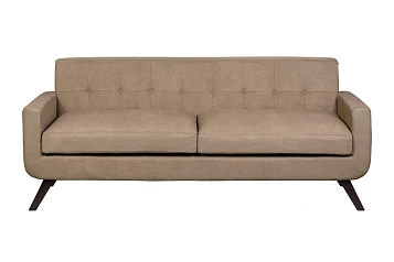красивый Диван скандинавский на ножках Uter коричневый на заказ в Санкт-Петербурге