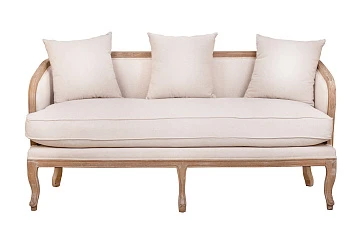 купить Диван ретро Nora бежевый в Санкт-Петербурге