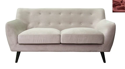 купить стильный Диван с мягкими подлокотниками Albert 4 цвет красный в интернет-магазине в Санкт-Петербурге