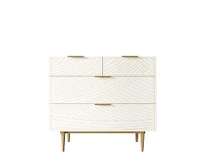 купить красивый Комод с четыремя ящиками "Line" LN14/GR1/beige в Санкт-Петербурге