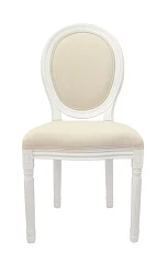 купить стильный Дизайнерский обеденный стул Volker Beige and White в Санкт-Петербурге