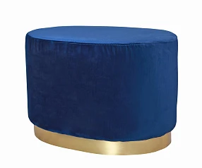 красивые Дизайнерский пуф Topper Oval Blue в Санкт-Петербурге
