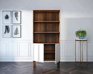 красивые Стеллаж двухстворчатый "Andersen" арт AN12/2WH в Санкт-Петербурге