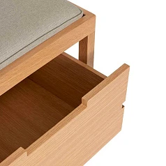 заказать стильные БАНКЕТКА BIFI HUBSCH, СВЕТЛО - СЕРЫЙ / НАТУРАЛЬНЫЙ в Санкт-Петербурге