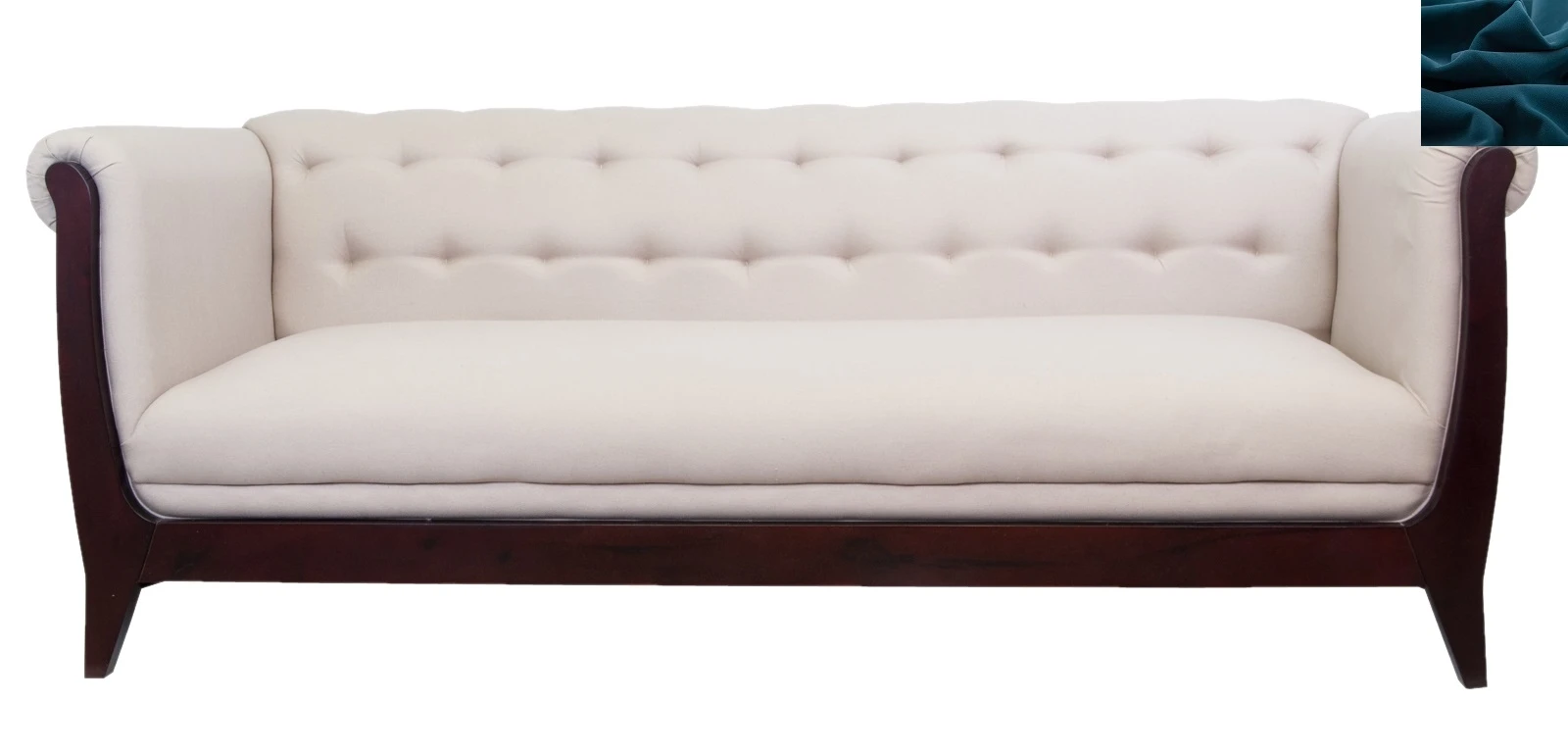 купить красивый Классический диван Delvin синий в интернет-магазине в Санкт-Петербурге