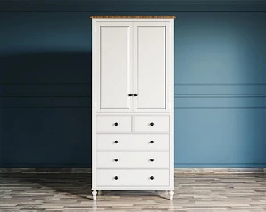 купить Шкаф двухстворчатый "Odri" с 5 ящиками арт od2127KR5 в интернет-магазине в Санкт-Петербурге