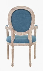 стильный Мягкий стул с подлокотниками Diella Blue на заказ в Санкт-Петербурге