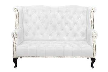 фото Кожаный дизайнерский диван лофт Royal Sofa White в Санкт-Петербурге