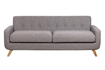 фото Диван скандинавский на ножках Uter серый в интерьере в Санкт-Петербурге