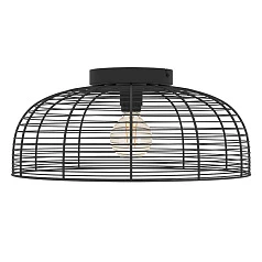 красивые 43896 Потолочная люстра RINROE, 1х40W (E27), H200, ?450, сталь, черный в Санкт-Петербурге