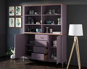 купить красивый Шкаф Leontina Lavanda с открытым верхом арт ST9351/2L в Санкт-Петербурге