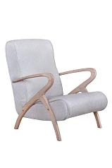 Низкое кресло Fobos light grey на заказ в Санкт-Петербурге