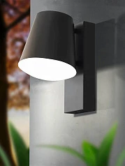 97146 Уличный светильник настен. CALDIERO, 10W(E27), L140, H240, A185, гальван. сталь, антрацит/плас в Санкт-Петербурге