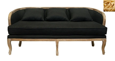 купить красивый Диван ретро Nora желтый в Санкт-Петербурге