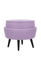 Пуф Pearl Adorn Purple на черных ножках в интернет-магазине в Санкт-Петербурге