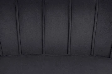 Трехместный диван ракушка для гостиниц Pearl Triple Black в Санкт-Петербурге