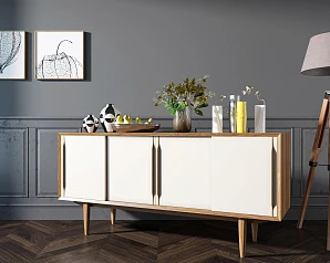 Комод "Bruni white" четыре дверки арт BR23WH в Санкт-Петербурге