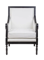 купить красивое Классическое кресло Colin White Leather в интернет-магазине в Санкт-Петербурге