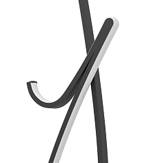 902349 Светодиодный торшер с регулировкой цветовой температуры CARDONCITO, 20W(LED), 2700K, 4000K, 6500K, 2400lm, сталь, черный, белый в Санкт-Петербурге