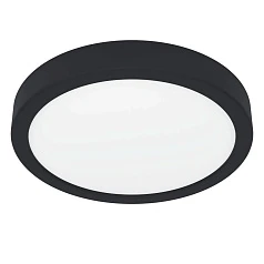 заказать 900653 Накладной светильник FUEVA 5, 17W (LED), 3000K, IP44, ?210, сталь, черный / пластик, белый в интернет-магазине в Санкт-Петербурге