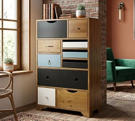 заказать Комод универсальный «Акварель (Aquarelle)» 10 ящиков арт RE-14ETG/4 в интернет-магазине в Санкт-Петербурге