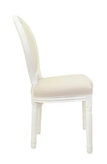 купить стильный Дизайнерский обеденный стул Volker Beige and White в Санкт-Петербурге