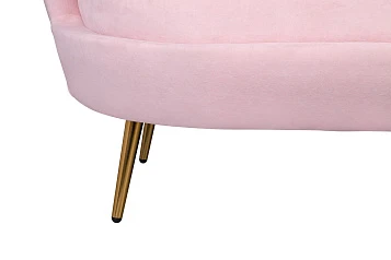 фото Дизайнерский диван Pearl Triple Pink в интерьере в Санкт-Петербурге