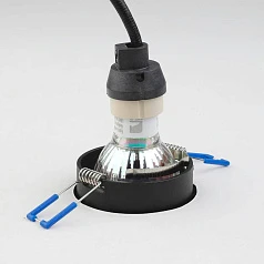 купить 900452 Встраиваемый светильник CAROSSO, 35W (GU10), L93, B93, H25, алюминий, черный, белый в Санкт-Петербурге