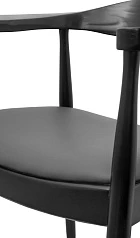 фото Мягкий стул с подлокотниками Carlo Black в интерьере в Санкт-Петербурге