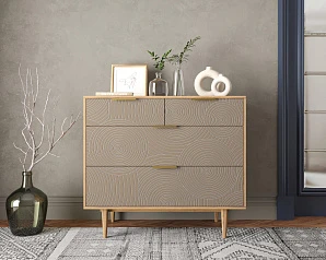 красивый Комод с четыремя ящиками "Line" R22/beige на заказ в Санкт-Петербурге