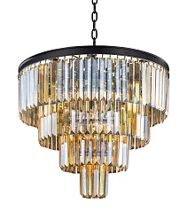 стильные Люстра Odeon 4 Rings Amber в Санкт-Петербурге