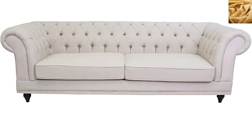 красивый Диван мягкий арт-деко Neylan желтый в интернет-магазине в Санкт-Петербурге