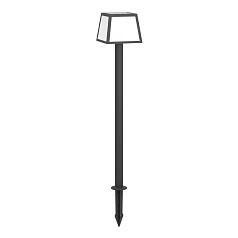 купить красивые 901075 Ландшафтный светильник на солнечной батарее с датчиком движения ALTILIA, 7,5W (LED), 3000K, 1000lm, IP65, H1060, пластик, чёрный/пластик, белый в Санкт-Петербурге