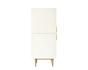 купить стильные Вертикальный комод с двумя дверками "Line" LN05/GR1/beige в интернет-магазине в Санкт-Петербурге