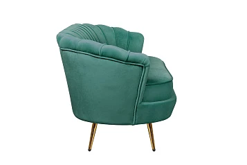 Диван ракушка для гостиниц Pearl Triple Green V2 на заказ в интернет-магазине в Санкт-Петербурге