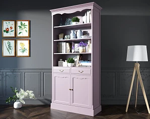купить красивый Книжный шкаф "Leontina Lavanda" арт ST9330L в Санкт-Петербурге