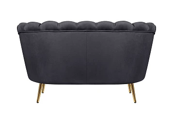 стильный Дизайнерский двухместный диван Pearl Double Black в Санкт-Петербурге