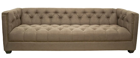 заказать Прямой трехместный диван Orchest цвет коричневый в интернет-магазине в Санкт-Петербурге