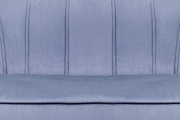 заказать Диван ракушка Pearl Double Blue на черных ножках в Санкт-Петербурге