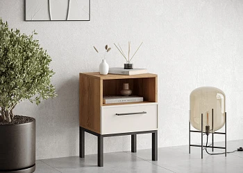 Тумбочка с нижним ящиком 