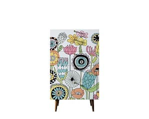 красивый Комод высокий "Berber"  арт BB10/Print_03 в Санкт-Петербурге