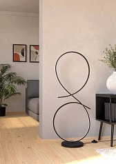 купить красивые 901271 Светод торшер SERPINS, 20W(LED), алюминий, сталь, черный, пластик, белый, 3000K, 2500lm в Санкт-Петербурге